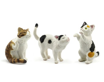 Blind Box 1:6 Miniature Dollhouse WHT BLK ORN Sleeping Cat Figure 1 Random Toy Blind Box 1:6 Miniature Dollhouse WHT BLK ORN Sleeping Cat Figure 1 Random Toy