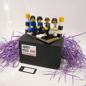 The Beatles - 100% Genuine Lego pieces - Abbey Road zebra crossing GIFT BOX SET