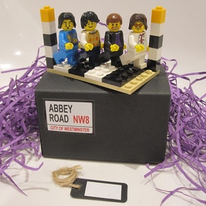 The Beatles - 100% Genuine Lego pieces - Abbey Road Zebra Crossing - GIFT BOX SET