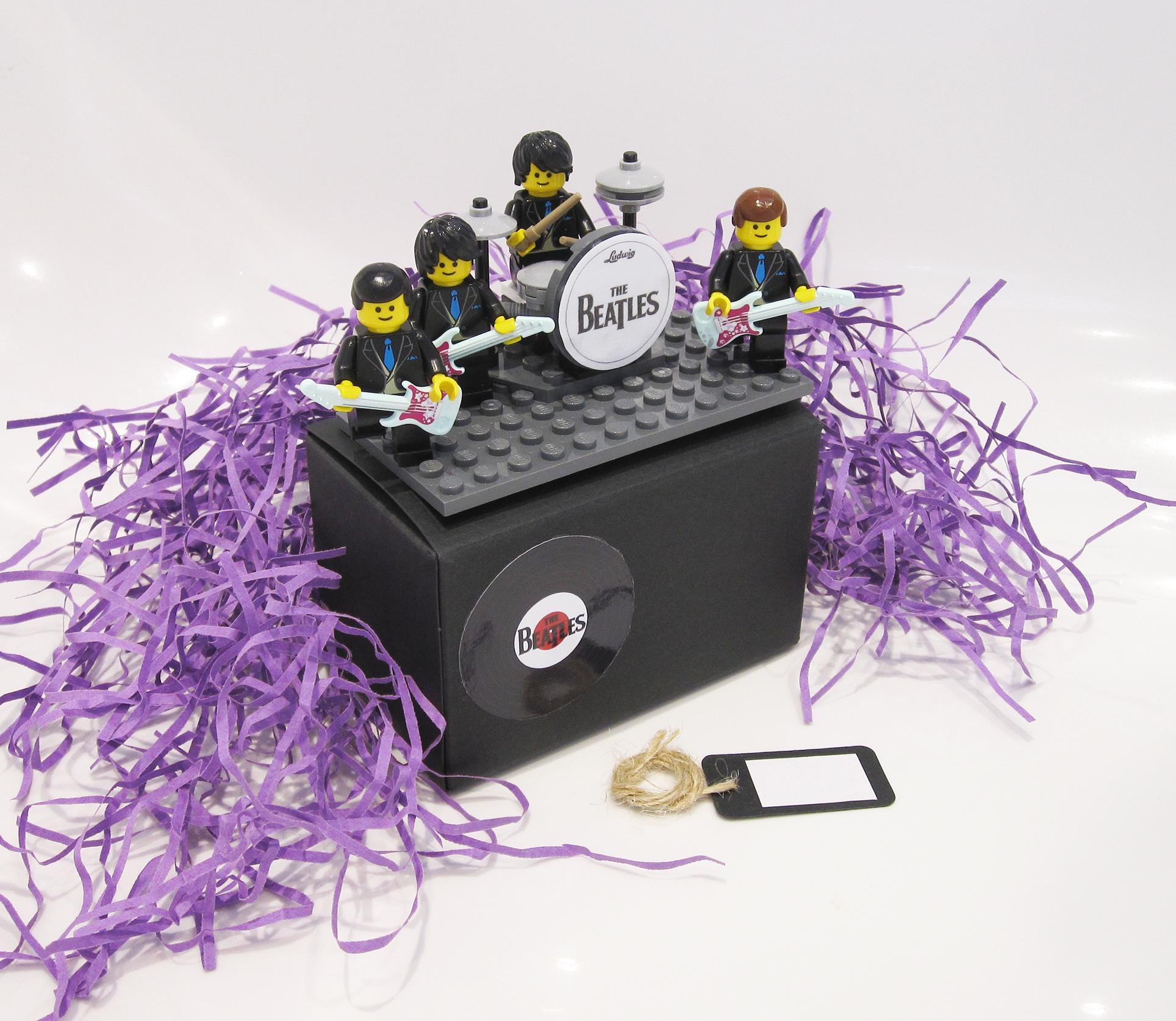 The Beatles - 100% Genuine Lego Minifigures and Pieces - Band on