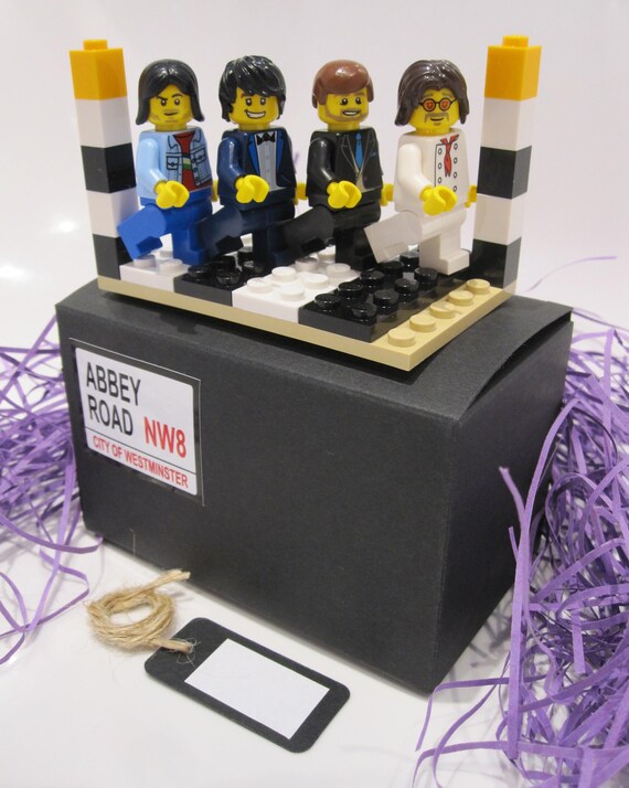 The Beatles Abbey Road 100 Genuine Lego Pieces Zebra Crossing GIFT BOX SET Etsy