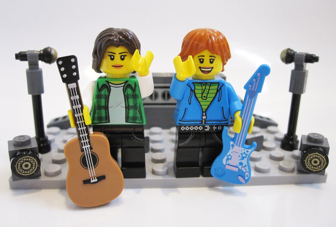 Indigo Girls Lego minifigures Amy Ray & Emily Saliers GIFT | Etsy
