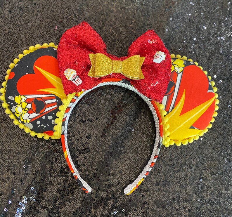 Mickey Popcorn Minnie Ears Etsy