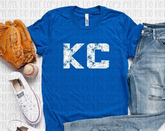 KC Shirt | Kansas City Shirts for Him | KC Graphic T | Kansas City Baseball Tee | Kansas T-shirt | KC Soccer T Shirt for Her