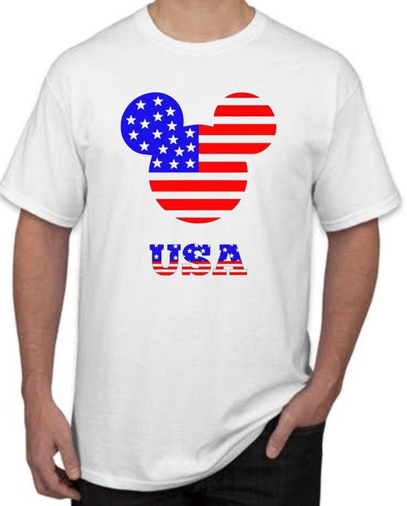 patriotic mickey mouse shirt