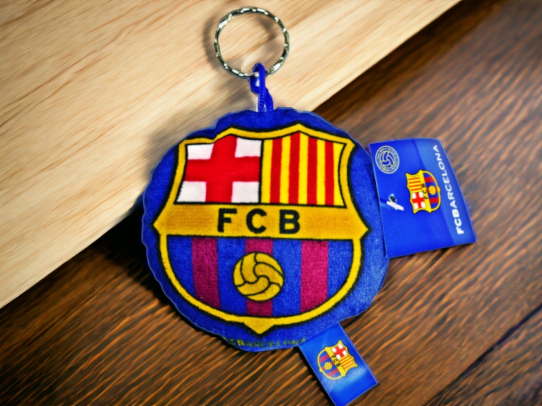 FC Barcelona Stadium Sounds Fabric Key Ring Fan Club Official FCB