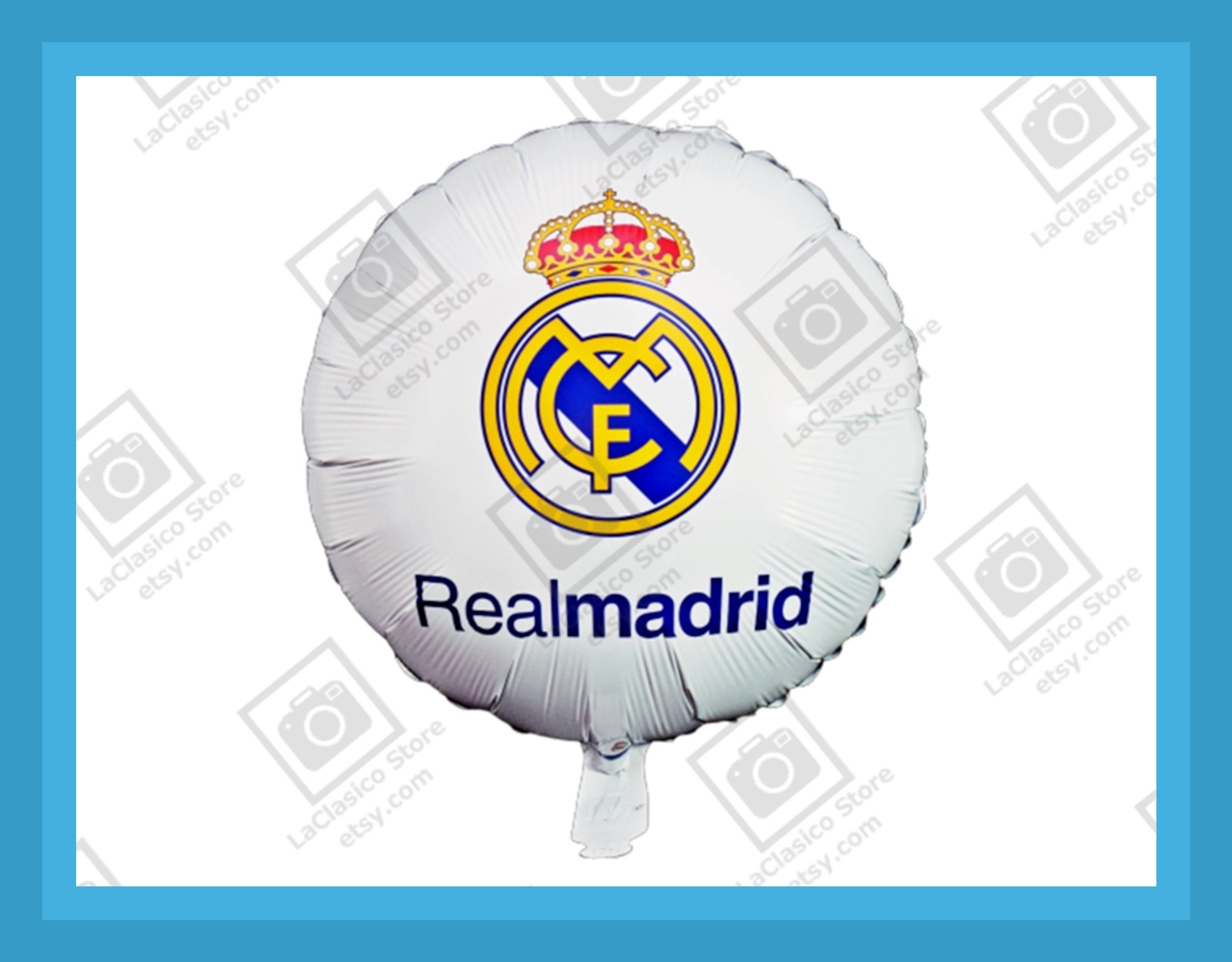 Set Globos Aluminio Real Madrid 5pzas – Tu Fiesta a un Click