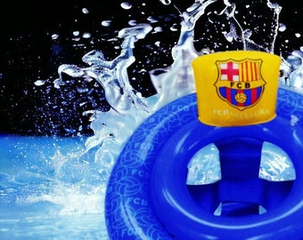 FC Barcelona Bebé Natación Anillo Flotador Hinchable Círculo Piscina Playa Equipo de Agua Seguridad Oficial FCB