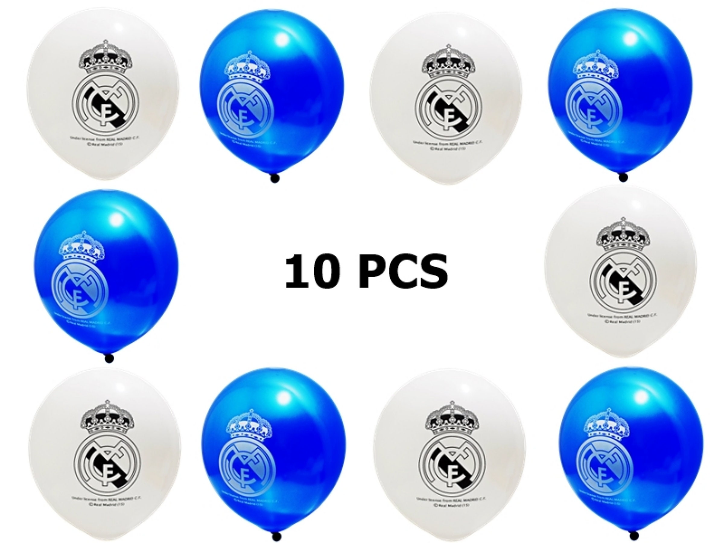 Real Madrid Party Set Birthday Supplies 20 PCS Decoration Flag Etsy