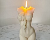 Woman 39 s body candle (15 cm), made of soy wax