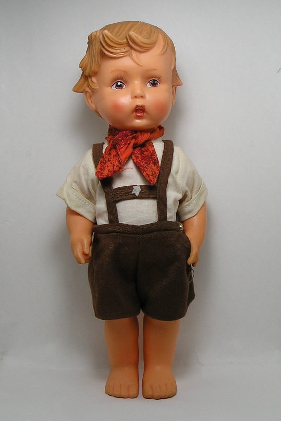 Adorable Vintage M.C. Hummel German Boy 