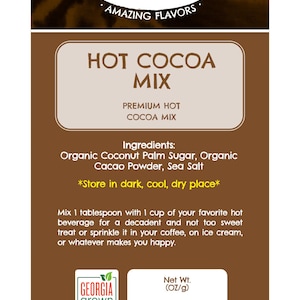 Hot Cocoa Mix - PURE spice blend free of all JUNK!