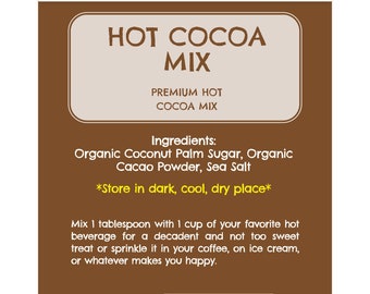 Hot Cocoa Mix - PURE spice blend free of all JUNK!