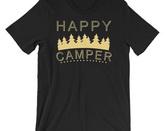 Happy Camper Short-Sleeve Unisex T-Shirt