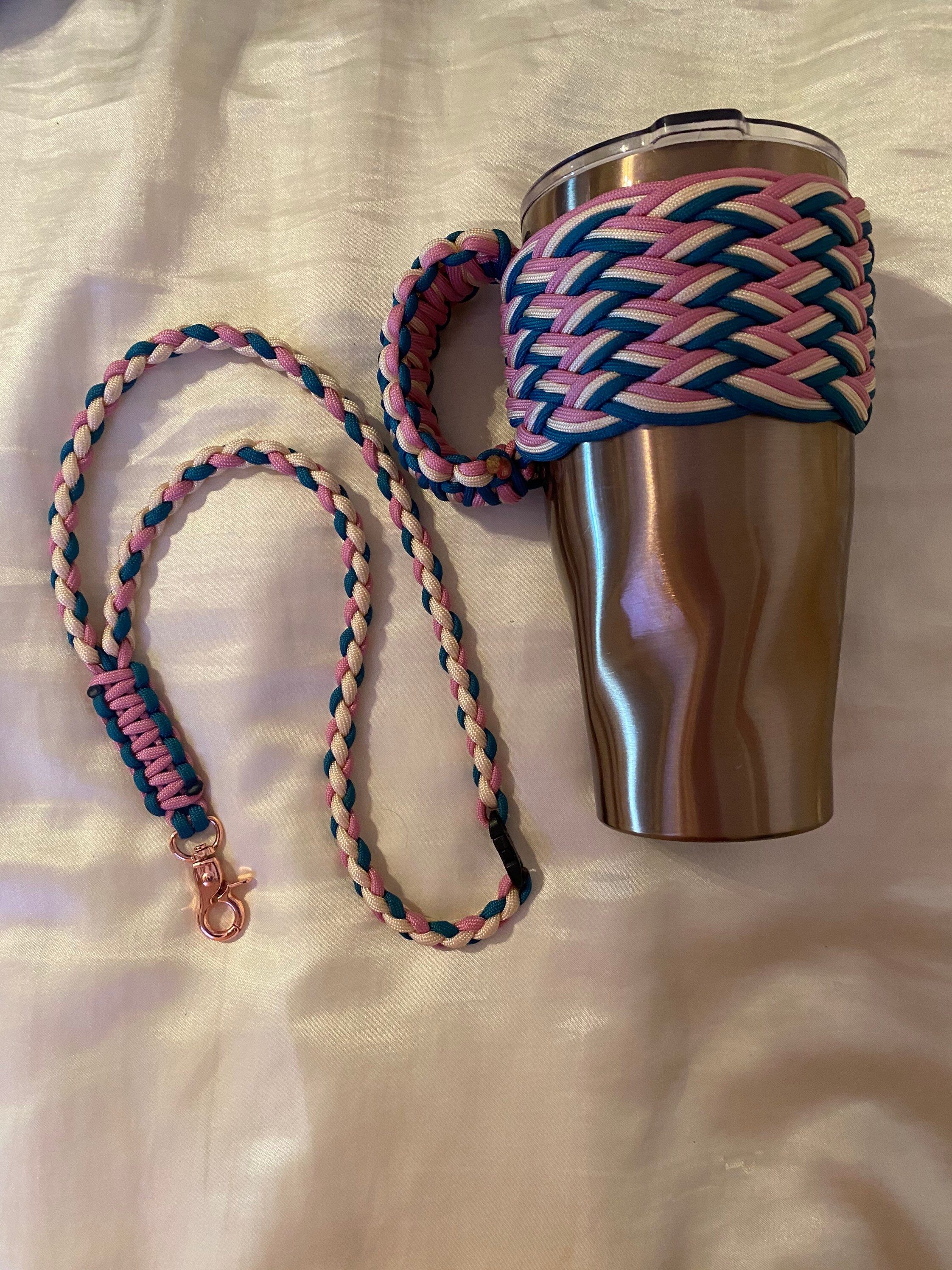 Paracord Handled Tumblr with Turks Head Wrap Etsy