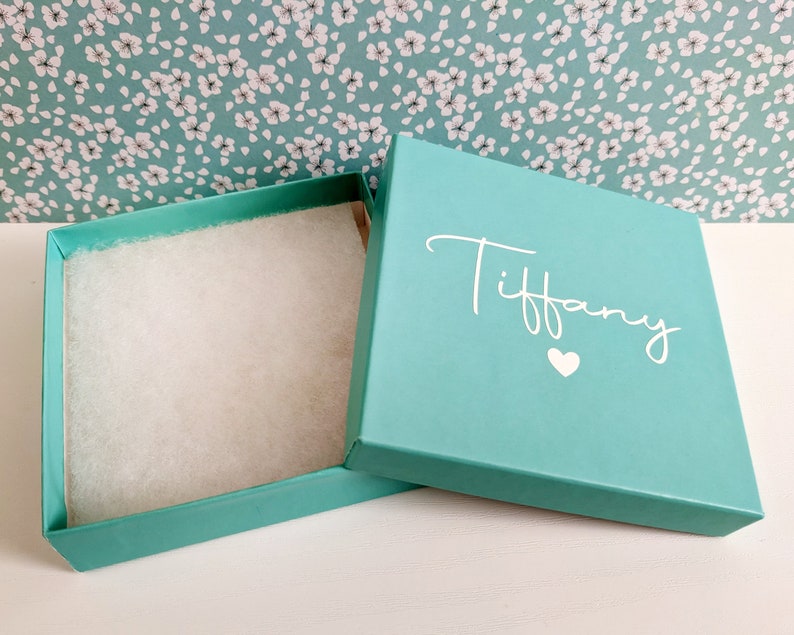 Aqua jewellery gift box