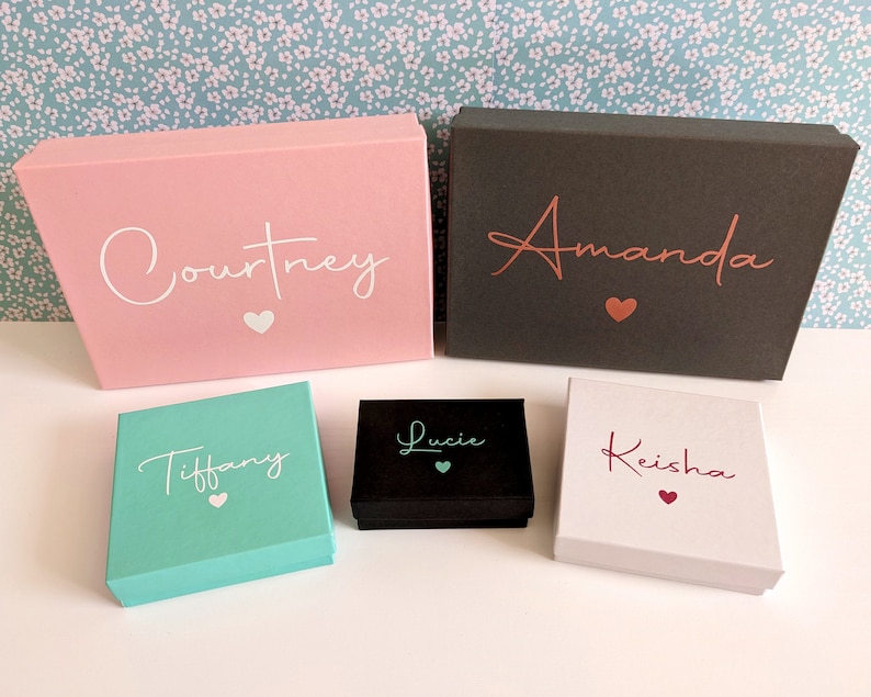 Personalised Jewellery Gift Box Wedding Necklace Bracelet Etsy UK — free download