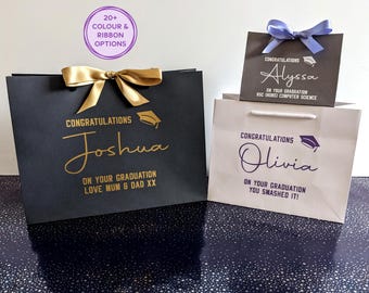 Pochette cadeau pour diplômés : pochettes cadeaux personnalisées avec ruban, idées cadeaux pour diplômés