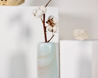 Vase "sea salt"/ handmade.