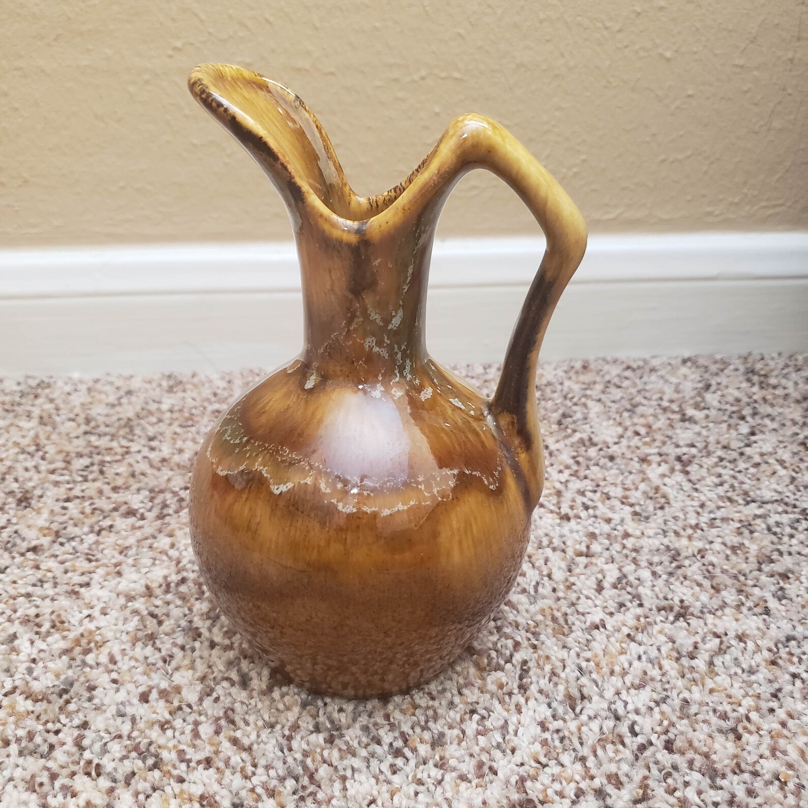 Vintage Hot Springs Pottery Arkansas Mid Century Art Pitcher / Etsy
