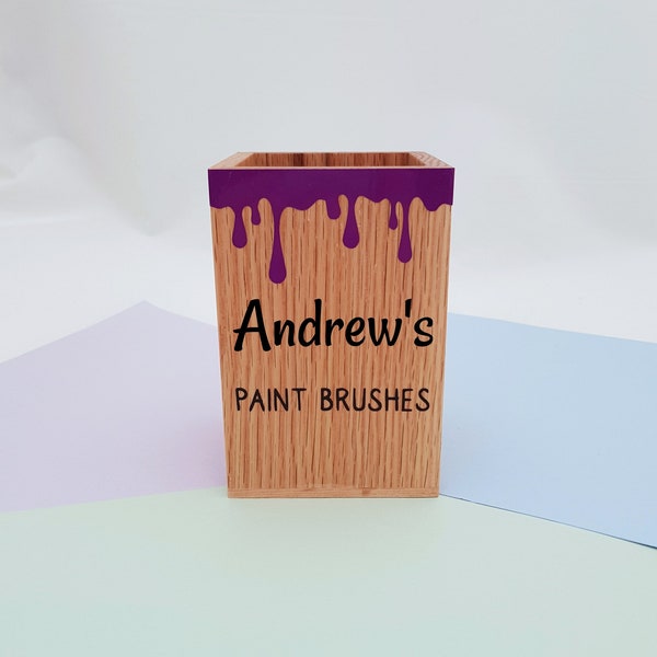 Paint Brush Holder Etsy