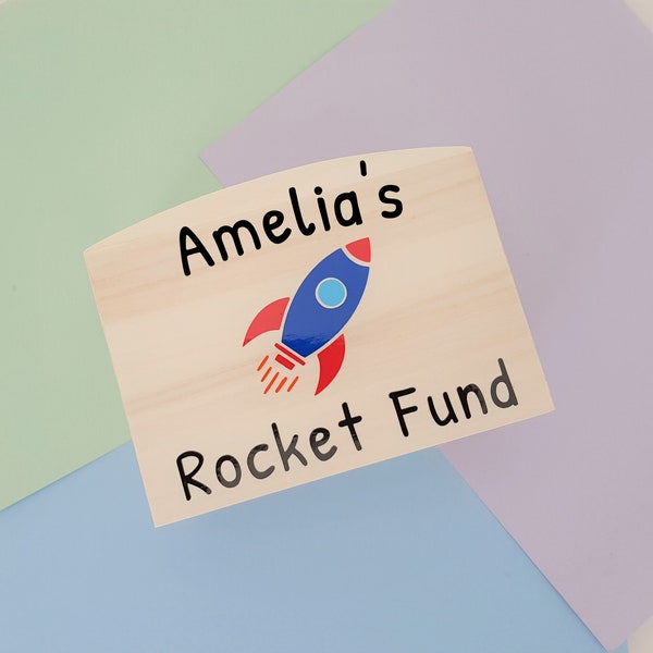 Rocket Fund Personalised Money Box