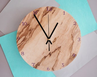 Hand Turned Horse Chestnut Clock