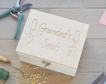 Personalised Seed Box - Garden Box