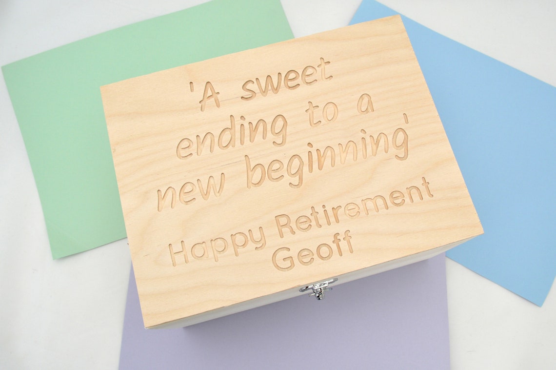 Retirement Gift Box Etsy