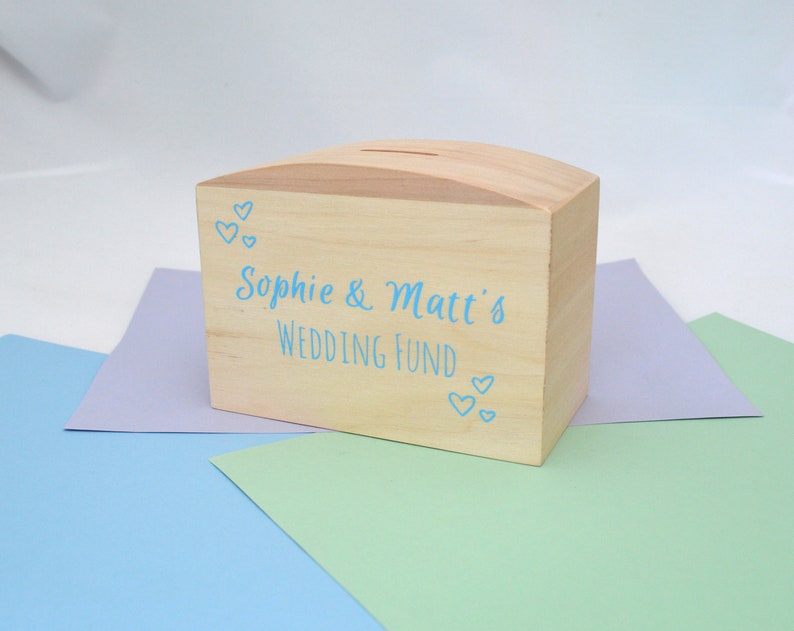 Wedding Fund Money Box Etsy