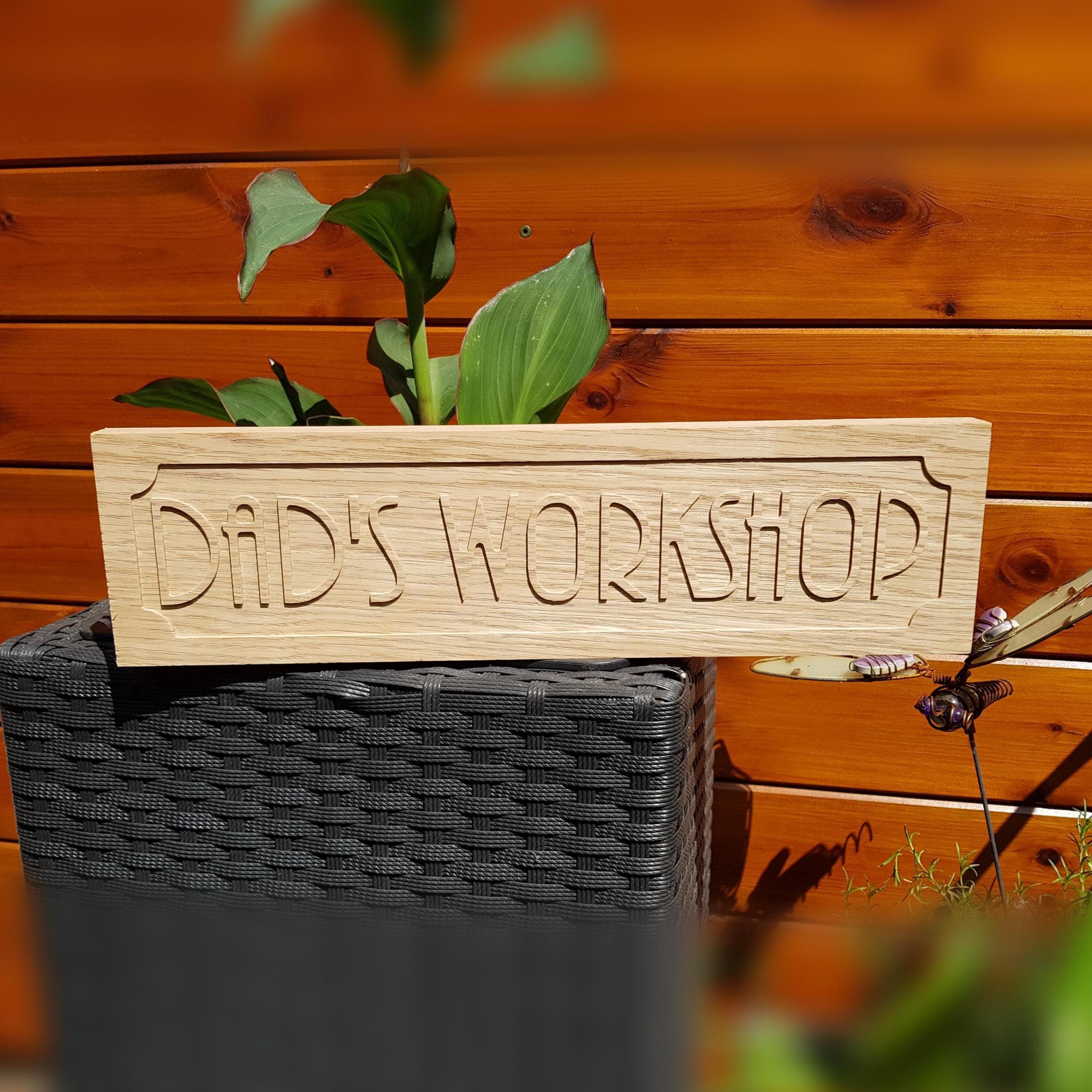 Small Personalised Oak Sign - Etsy