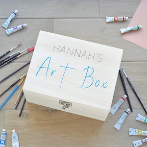 Personalised Art Supplies Box