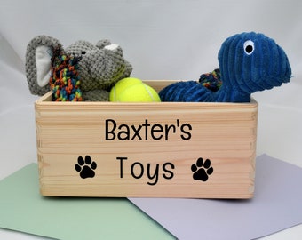 Personalised Pet Toy Crate