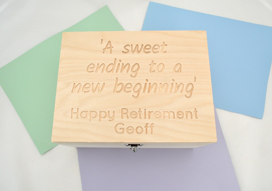 Retirement Gift Box Etsy