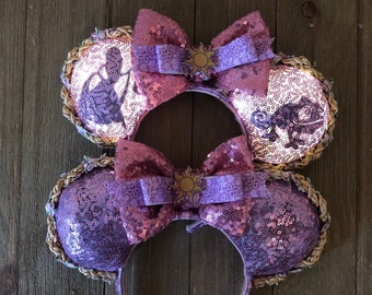 Cerchietto con orecchie di Rapunzel