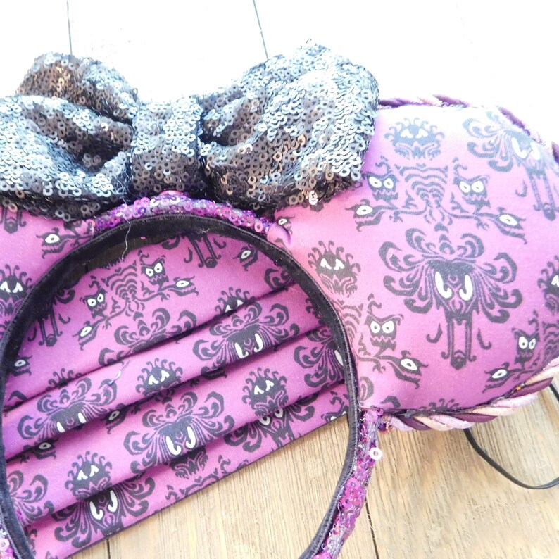 Classic Ears with Matching Fabric Pleated Mask with Filter Pocket.