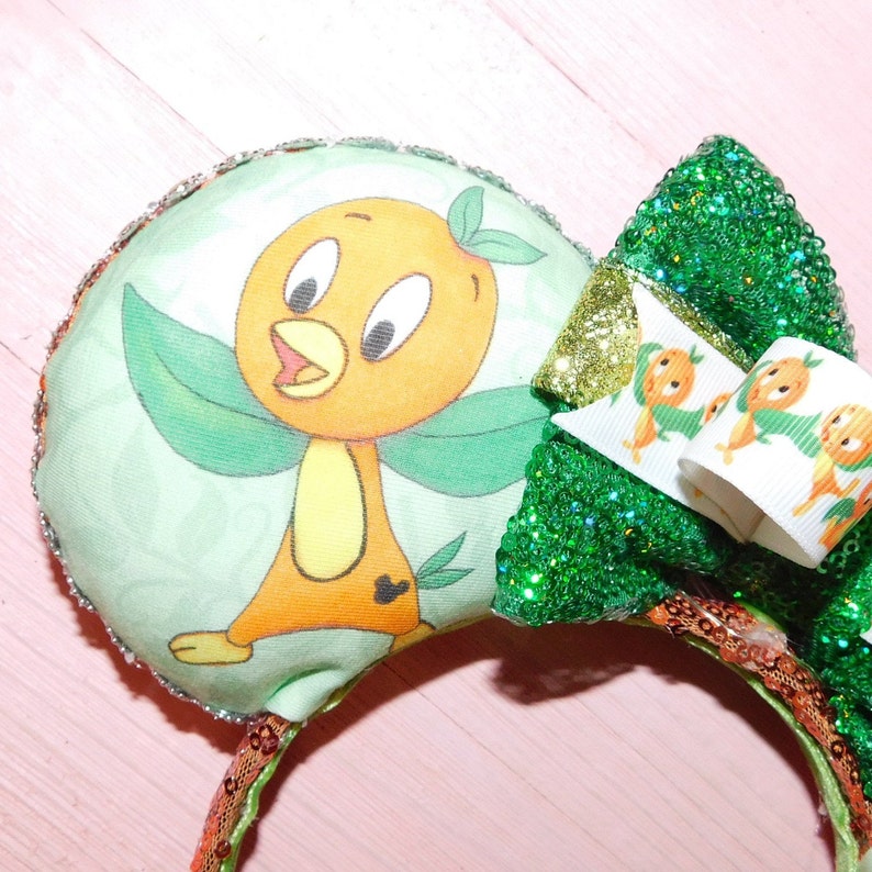 Gleam /& Glow Shadow Sketch Orange Bird Inspired Ears