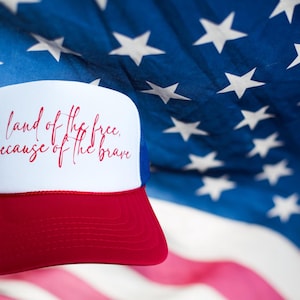 land of the free, because of the brave