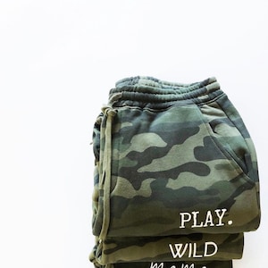 Unisex CAMO or black joggers