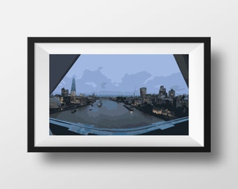 Art Print: London at Night