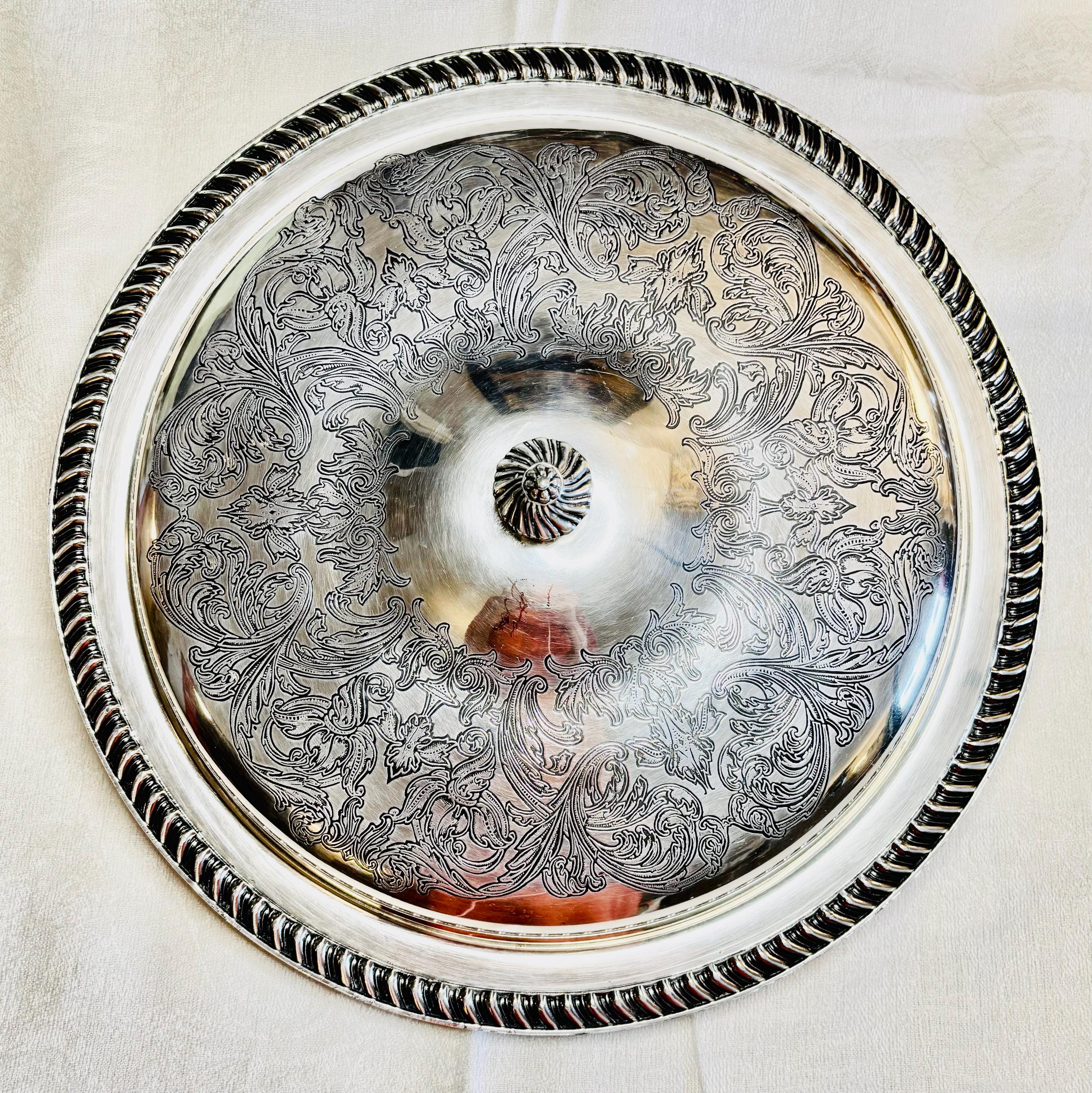 【WM.A. Rogers】 ミートプレート / サーバー 　46cm WM.A. Rogers】 ミートプレート / サーバー 46cm Vintage Wm A Rogers