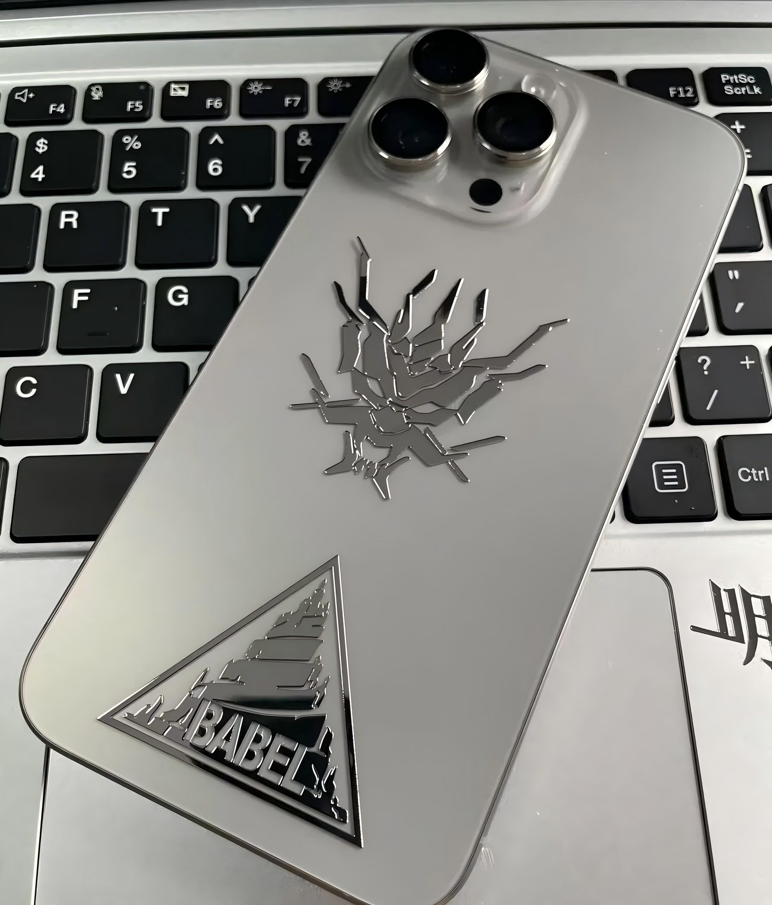 Tomorrow's Ark Game anime Peripheral Stickers Amia Rhode Island Mobile Notebook Decorative Metal Stickers