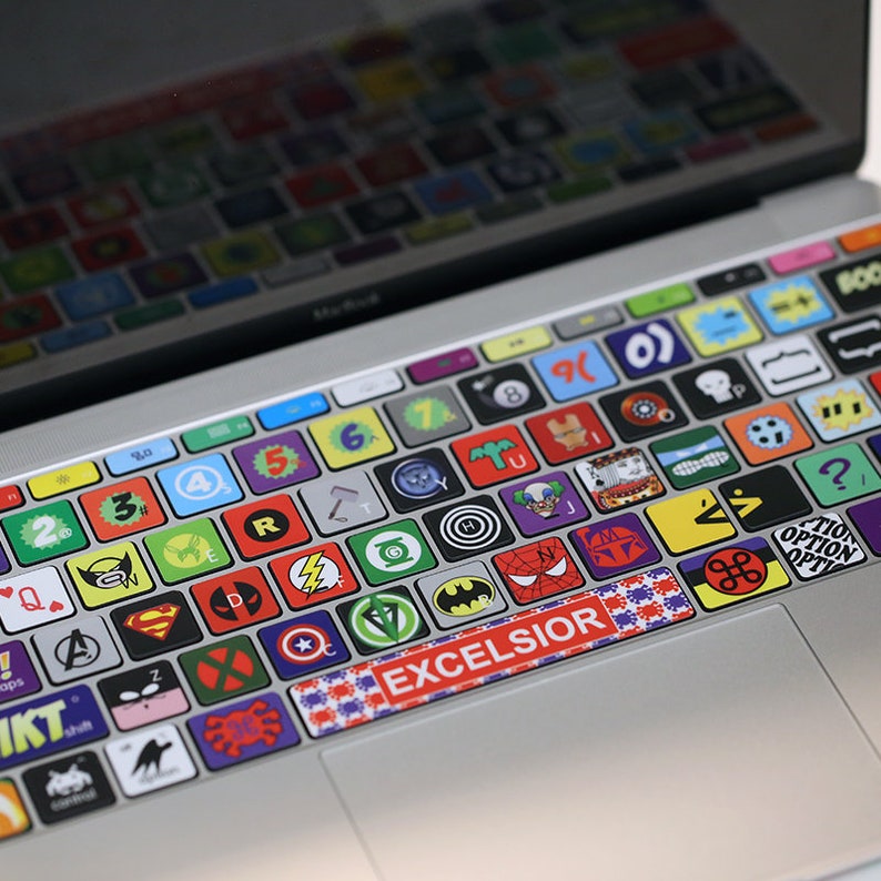 MacBook Keyboard Decal Sticker Mac Air Pro DIY Keyboard Skin Etsy