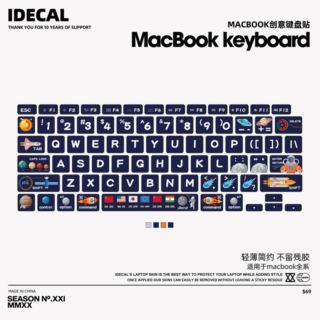 MacBook US Layout Keyboard Sticker/cover for MacBook Pro and Etsy