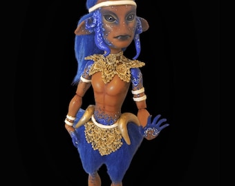 Alien OOAK Doll Monster High Kaelen Zhyrek One of 4 Children of the Cosmos Collection Art Doll