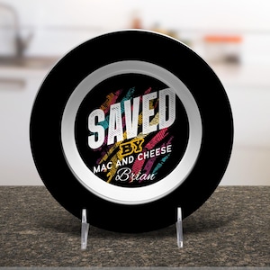 Tigela personalizada para macarrão com queijo, prato personalizado para macarrão com queijo, tigela para macarrão com queijo, presente para quem ama macarrão com queijo, macarrão