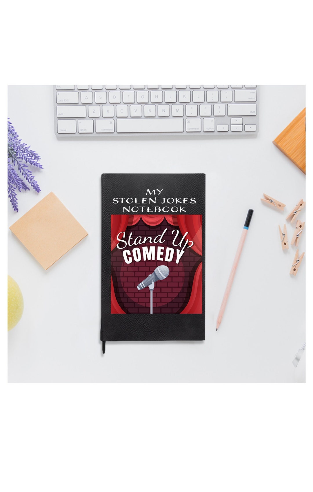 Stand up Comic Notebook for Comedians, Customized Jokes Journal, Gift ...