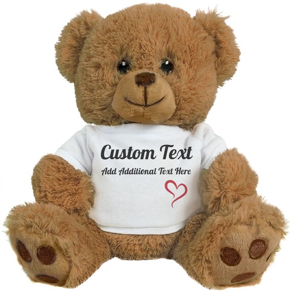 custom teddy bear etsy