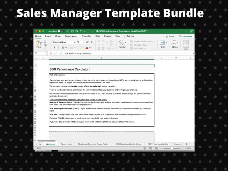 Retail Store Manager Printable Business Templates Bundle, Performance