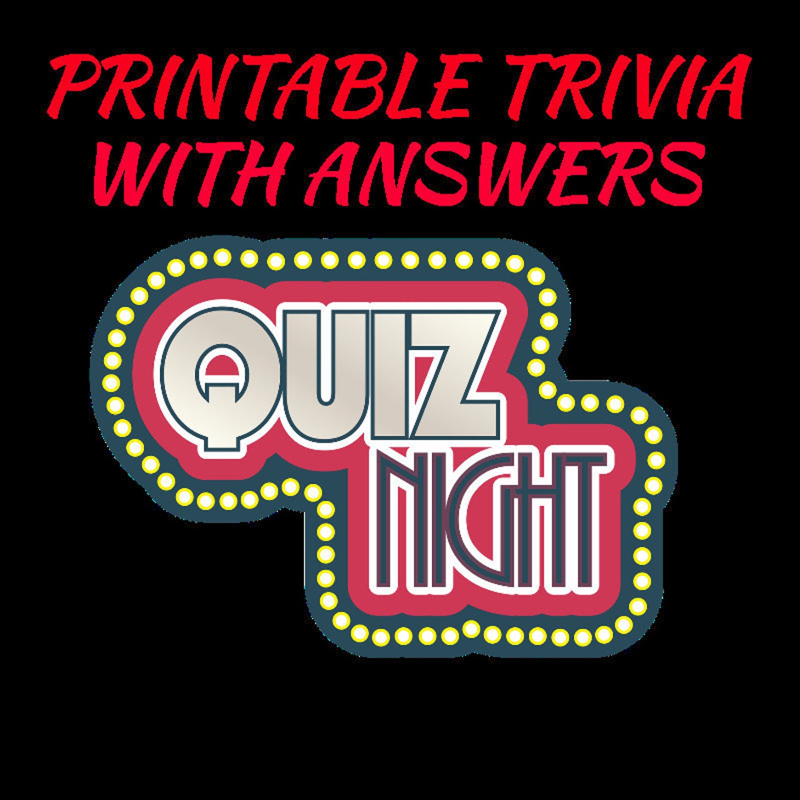 Seniors Trivia Quizz Bundle, Games for Seniors, Trivia Games Bundle ...